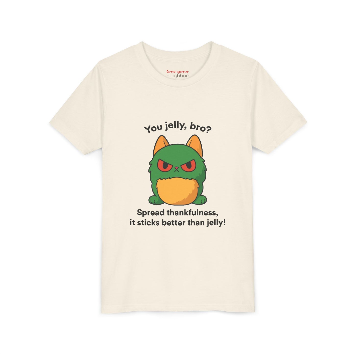 Youth Short Sleeve Tee - You Jelly Bro? Design