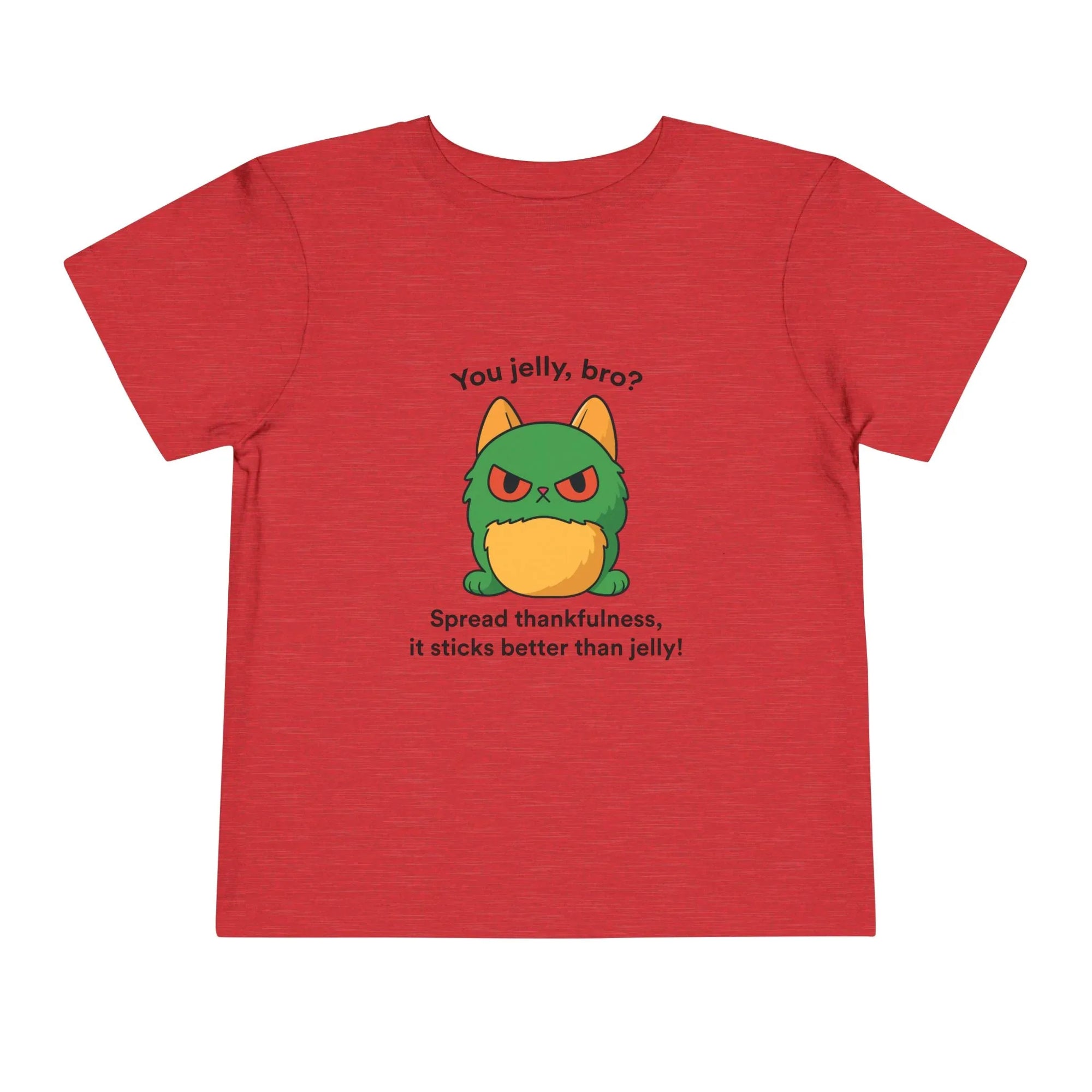 Toddler Short Sleeve Tee - You Jelly Bro? Design - Truthkins - Faith-filled plush toys that turn big feelings into God's truth