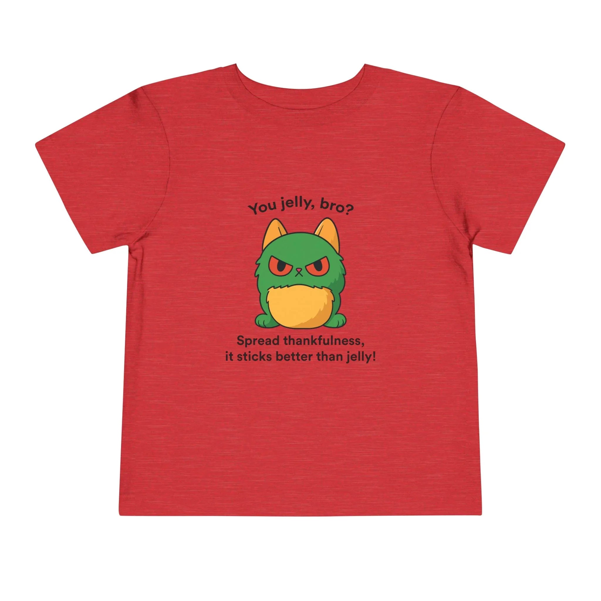 Toddler Short Sleeve Tee - You Jelly Bro? Design - Truthkins - Faith-filled plush toys that turn big feelings into God's truth