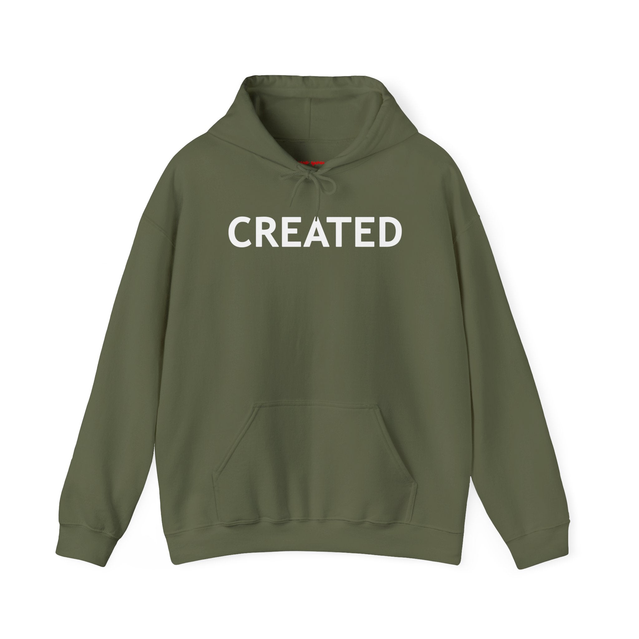 "Created" 2 Corinthians 5:17 - Adult Hooded Sweatshirt