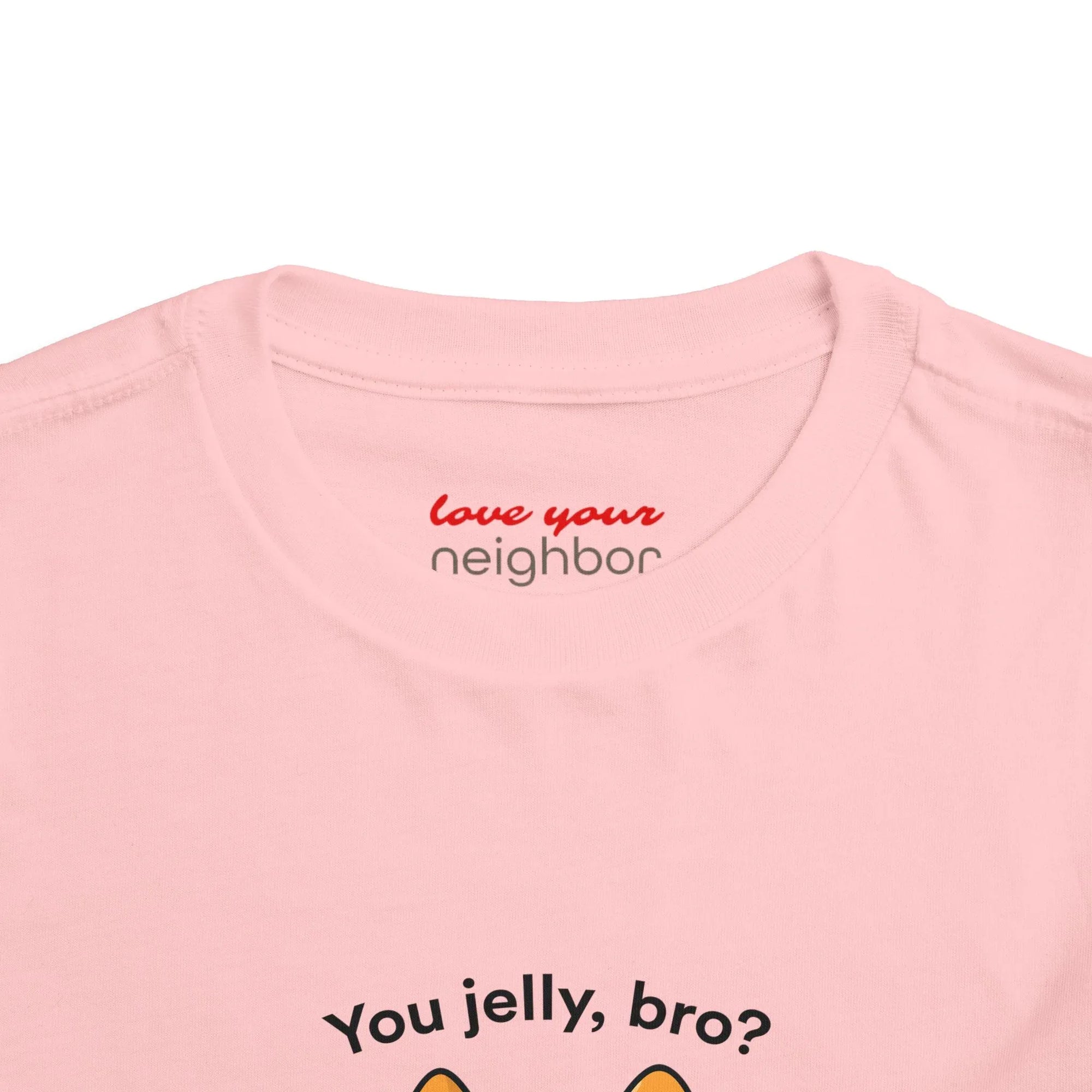 Toddler Short Sleeve Tee - You Jelly Bro? Design - Truthkins - Faith-filled plush toys that turn big feelings into God's truth