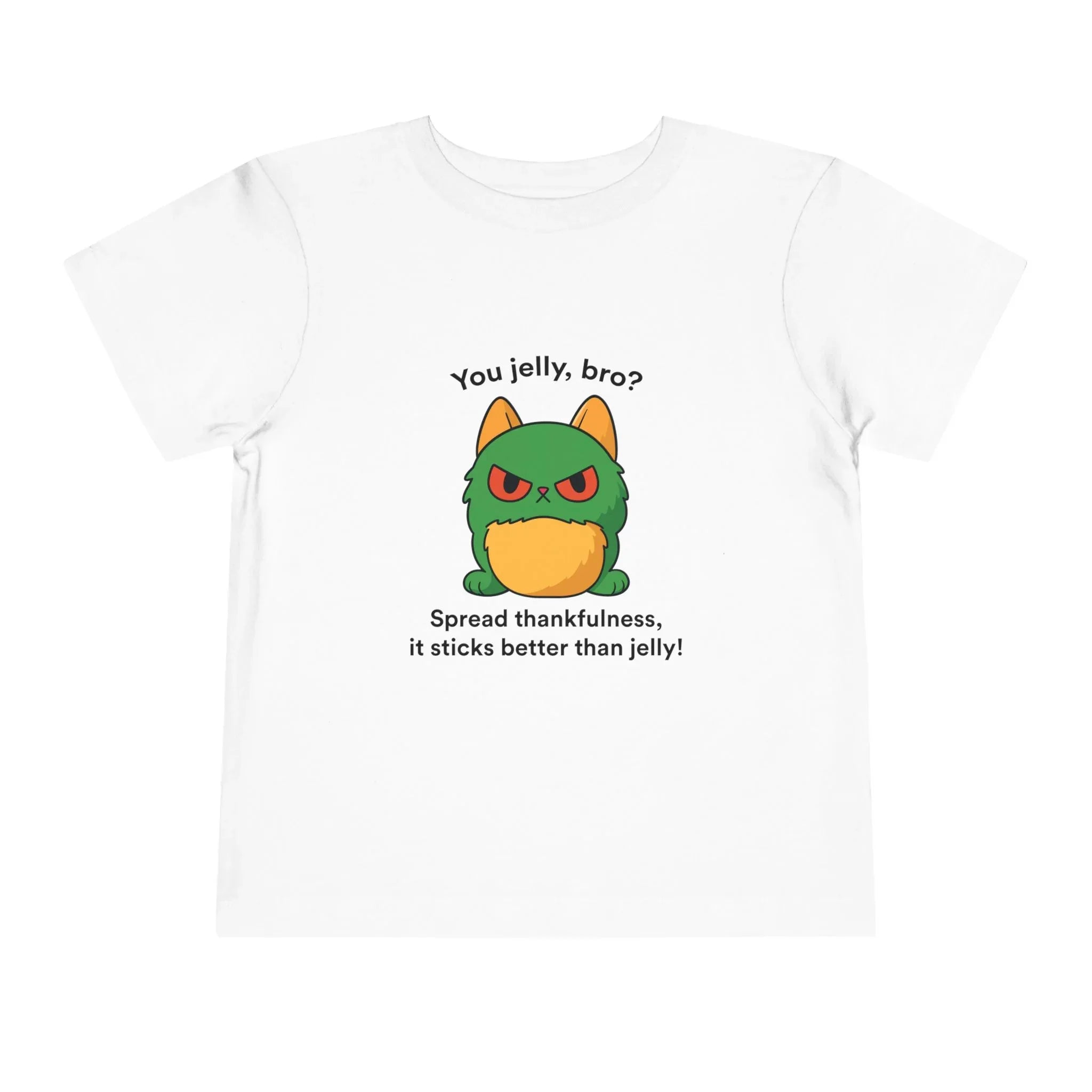 Toddler Short Sleeve Tee - You Jelly Bro? Design - Truthkins - Faith-filled plush toys that turn big feelings into God's truth