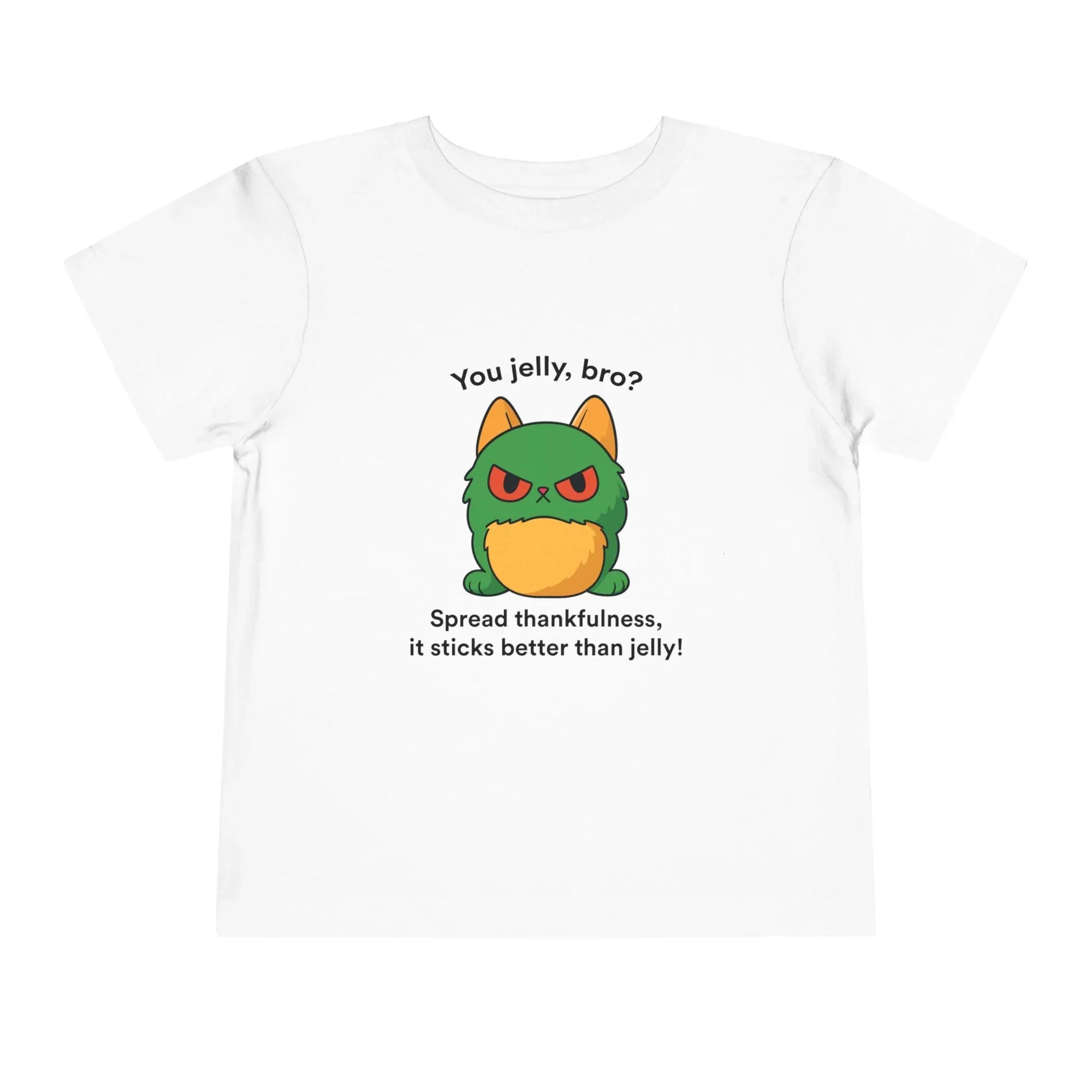 Toddler Short Sleeve Tee - You Jelly Bro? Design - Truthkins - Faith-filled plush toys that turn big feelings into God's truth