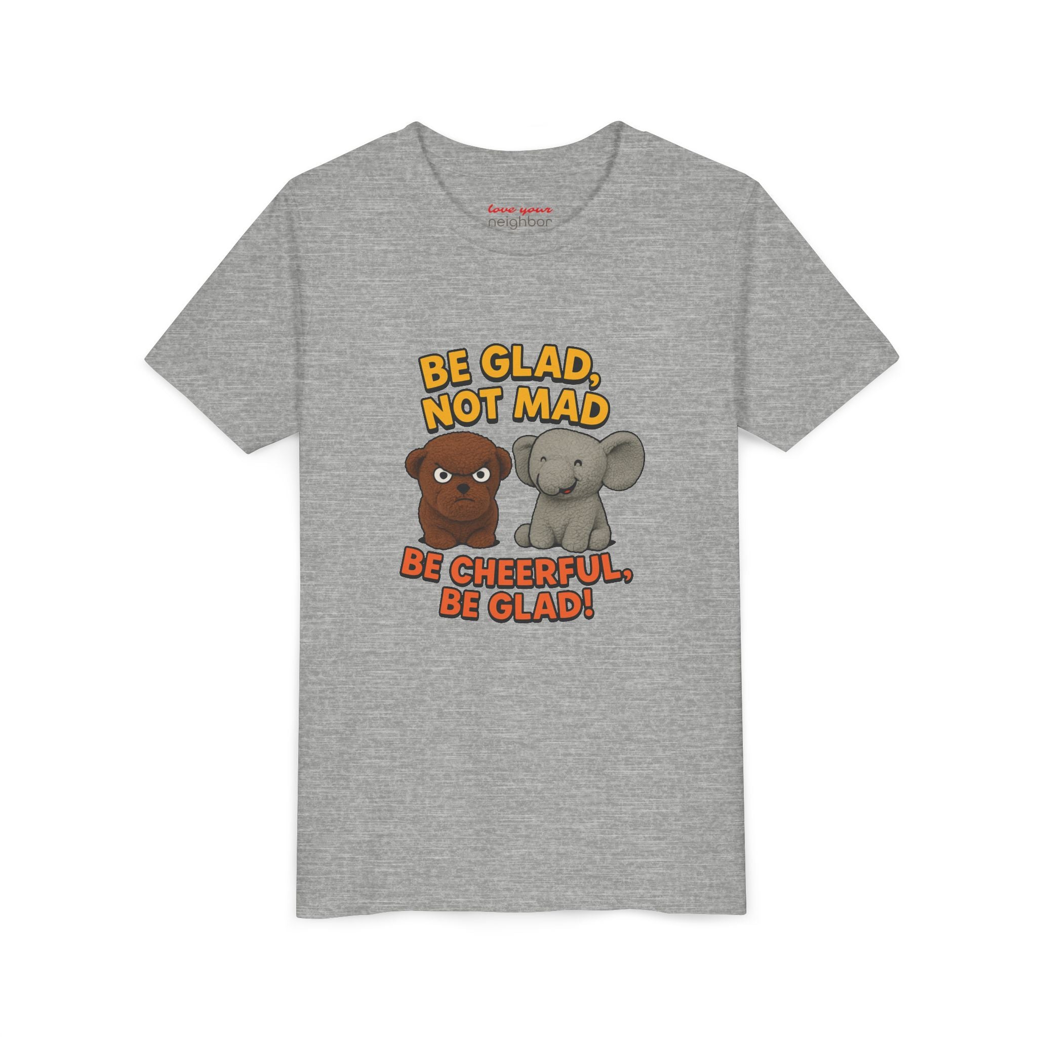 Be Glad Not Mad - Youth Short Sleeve Tee