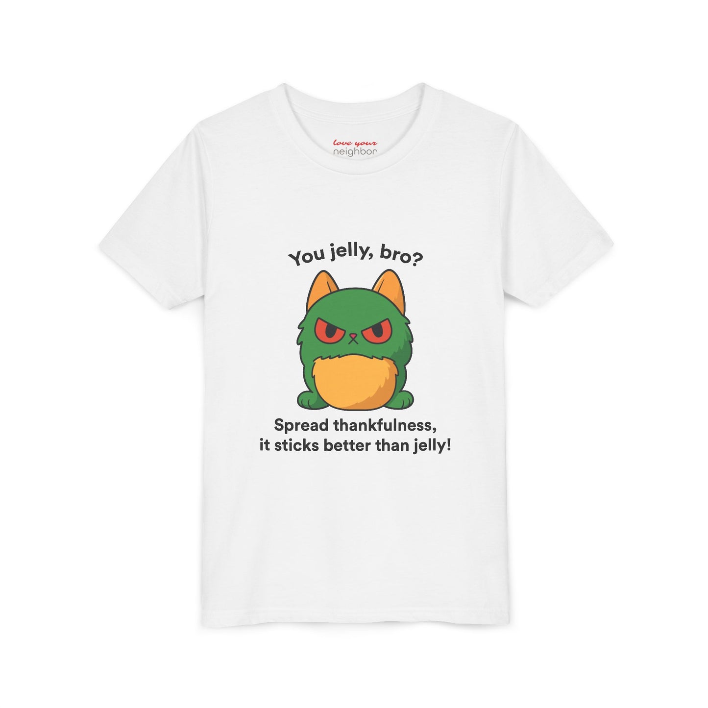 Youth Short Sleeve Tee - You Jelly Bro? Design