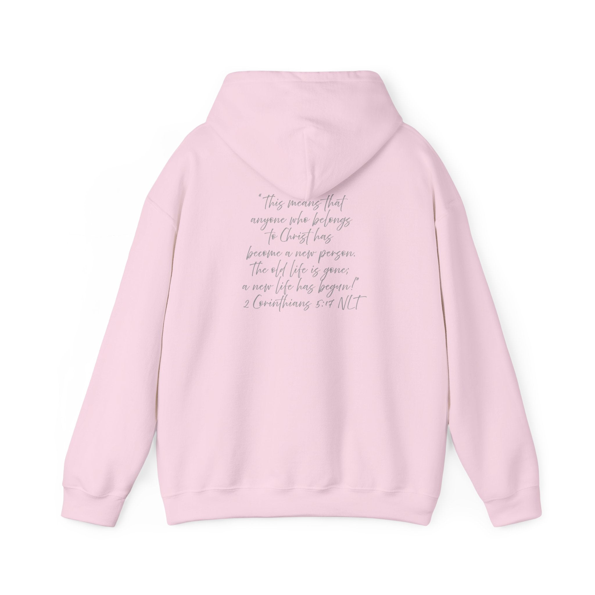 "Created" 2 Corinthians 5:17 - Adult Hooded Sweatshirt