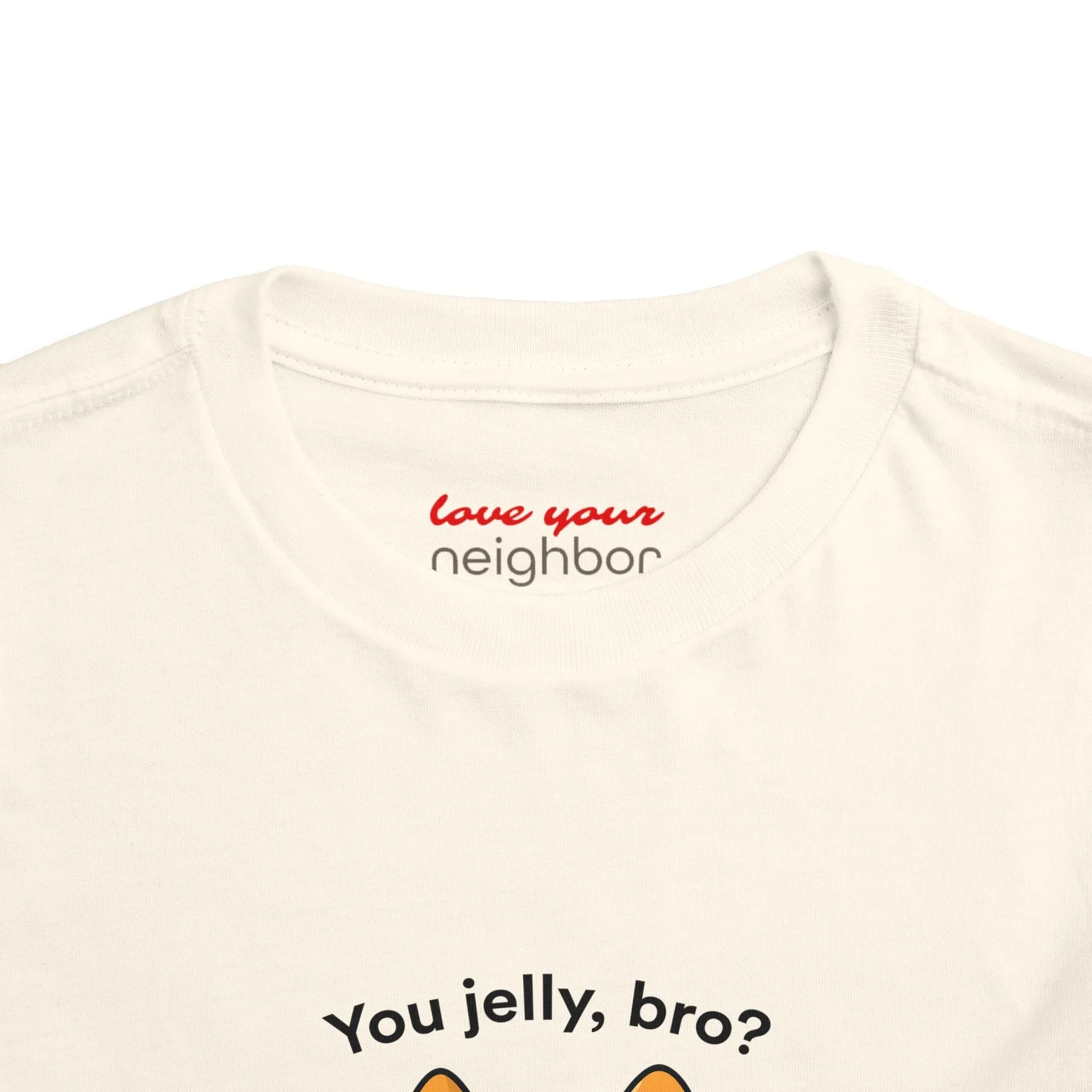 Toddler Short Sleeve Tee - You Jelly Bro? Design - Truthkins - Faith-filled plush toys that turn big feelings into God's truth