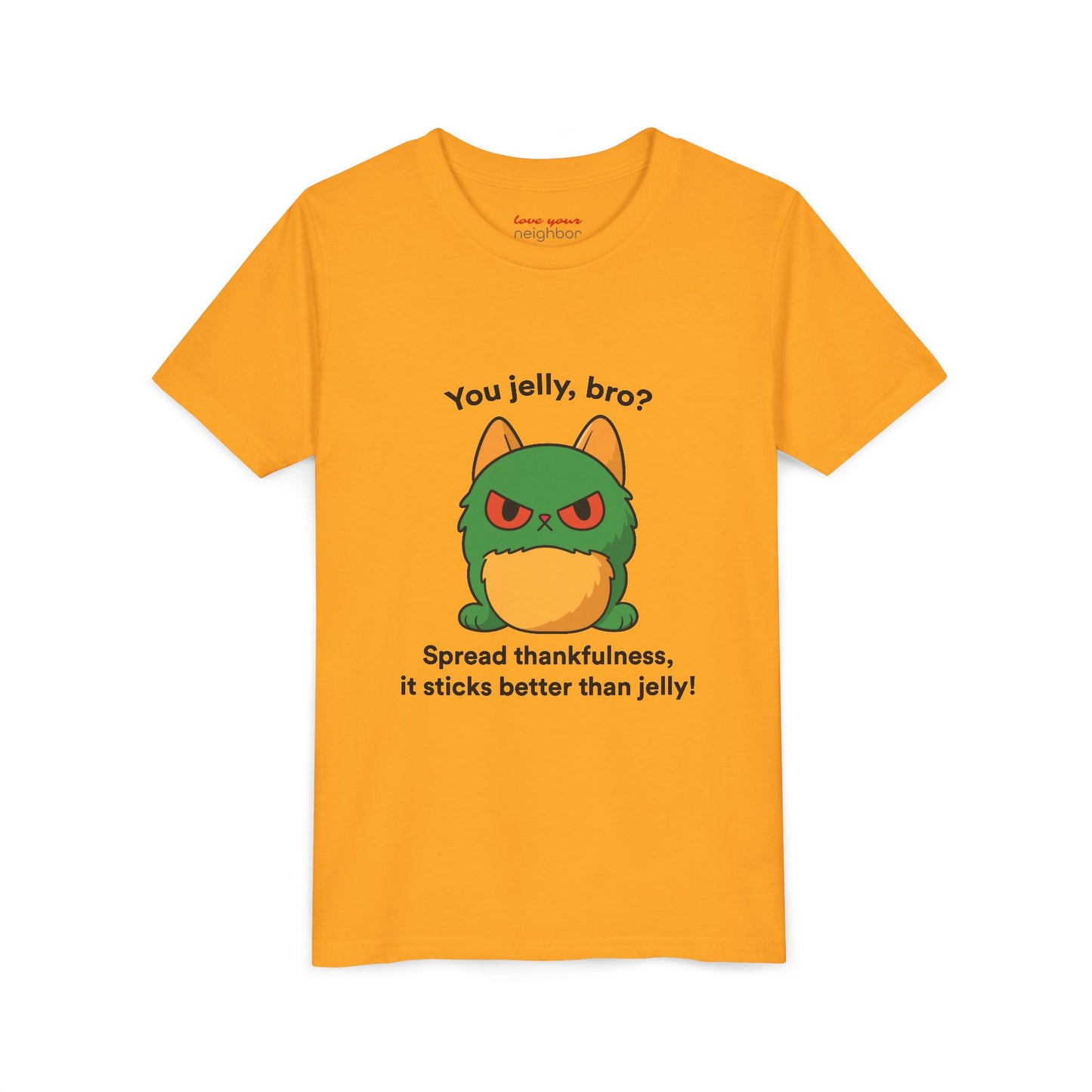 Youth Short Sleeve Tee - You Jelly Bro? Design