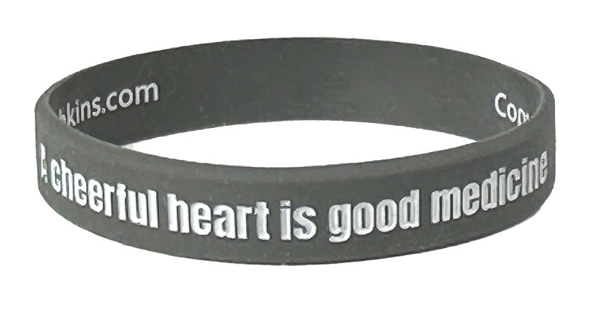 Angry/Cheerful Wristband (Proverbs 17:22)
