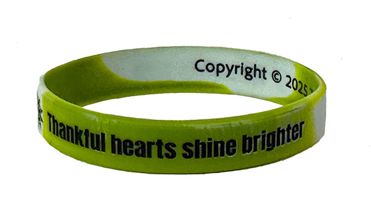 Jealous/Thankful Wristband (Ephesians 5:20)