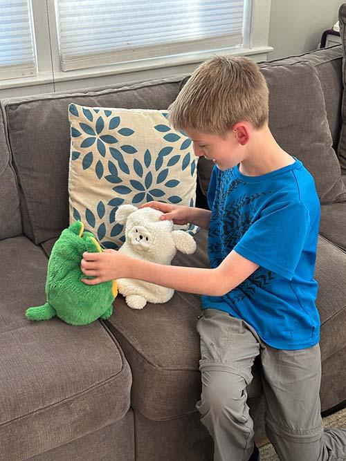 Jealous / Thankful Truthkins Set (Ephesians 5:20) - Truthkins - Faith-filled plush toys that turn big feelings into God's truth