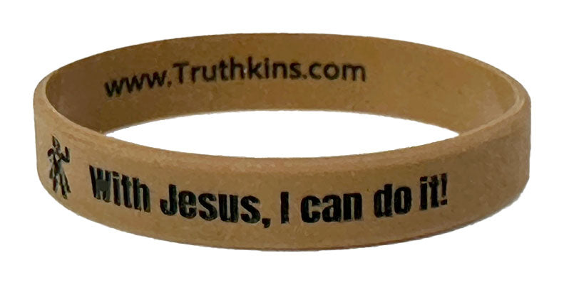Weak/Strong Wristband (Philippians 4:13)