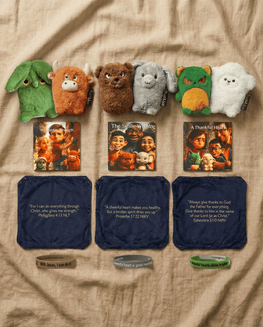 Angry/Cheerful, Jealous/Thankful, Weak/Strong Truthkins Bundle (NESTING VERSION)